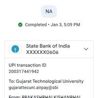 Gujarat Technological University — Enrolment pdf not open