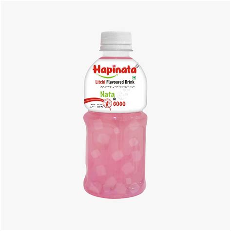 Hapinata Litchi Flavoured Drink - 320 ML | Satiscomm India Pvt Ltd