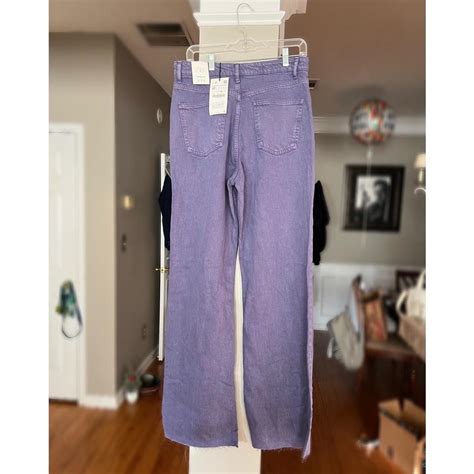 Zara Women's Purple Jeans | Depop