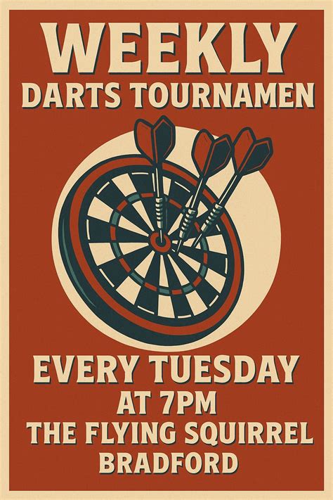 Weekly Darts Tournament!, Clayton Road, BD7 2SG Bradford, United ...