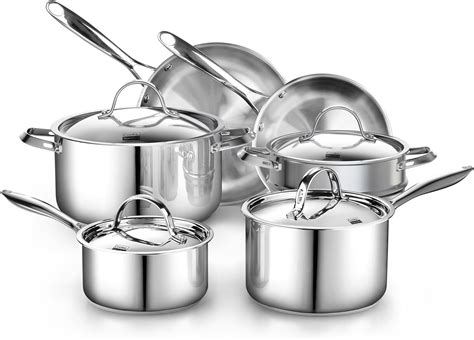 Stainless Steel 18 10 Cookware Set | The Tube