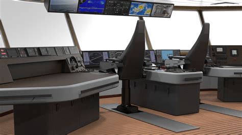 Ship Bridge Control Room 3D model | 3D Molier International
