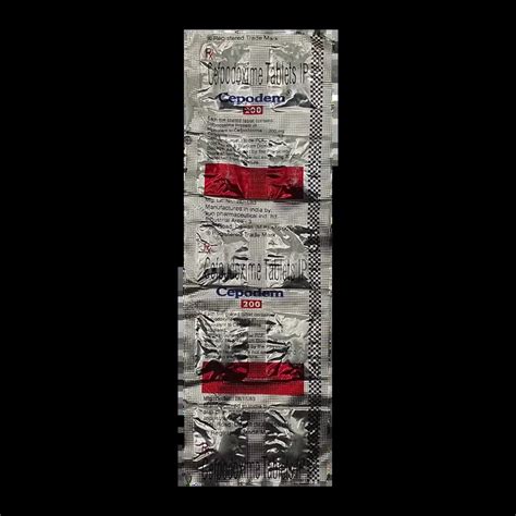 CEPODEM 200MG TABLET 10'S Price, Uses, Side Effects & Substitutes | Medkart