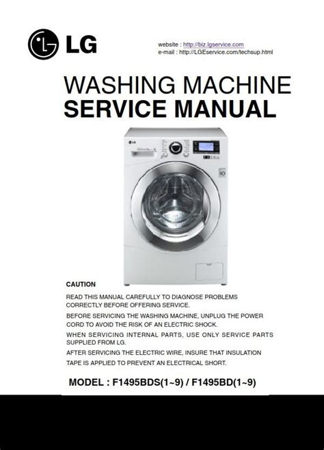 Image result for LG Washing Machine User Manual