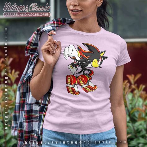 Shadow The Hedgehog Shirt - Vintagenclassic Tee