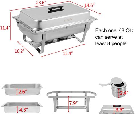 ROVSUN 8 Quart Chafing Dish Buffet Set with Food India | Ubuy