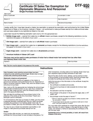 NY DTF-950 2011-2026 - Fill out Tax Template Online