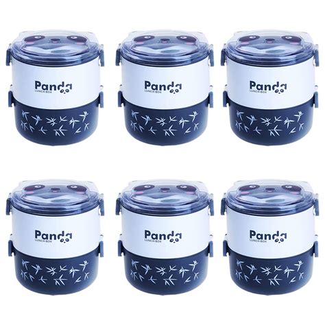 Kuber Industries Insulated Lunch Box with 2 Compartments|100% BPA Free ...