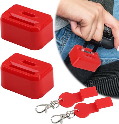 Seatbelt Clip Covers, 2 Sets Safety Seat Belt Clip for Kids Seat Belt Buckle Guard With Release ...