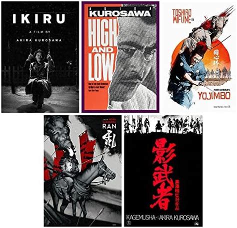 Tallenge - Akira Kurosawa Movies - Set of 10 Small Poster Paper (Paper ...