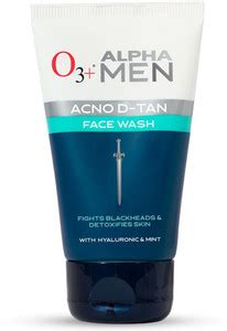 O3+ Alpha Men Acno D-tan With Salicylic & Tea Tree For Acne And Pimples ...