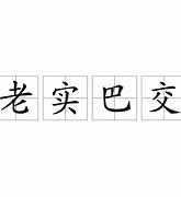 Image result for 老实巴交