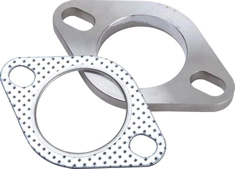 Amazon.com: Rwraps Stainless Steel Exhaust Flange 2 Bolt 2 Inch Bolt ...