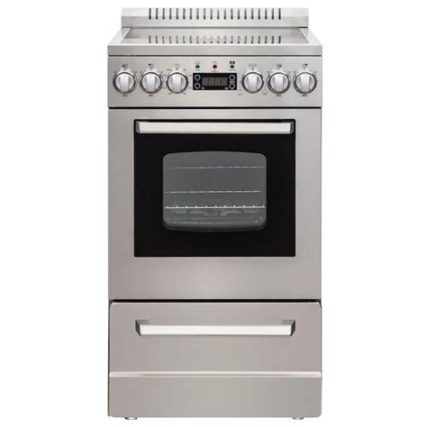 Avanti 20-in Glass Top 4 Burners 2-cu ft Freestanding Electric Range ...
