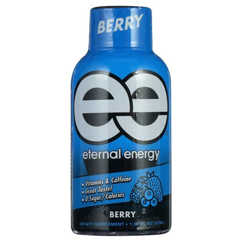 Buy Eternal Energy Premium Energy Shot, Berry, 1.93 fl oz, 6 count ...