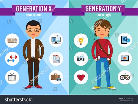 290 Generation X Man Stock Vectors, Images & Vector Art | Shutterstock