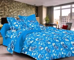 Inspire Cotton Cotton Double Floral Flat Bedsheet - Buy Inspire Cotton ...