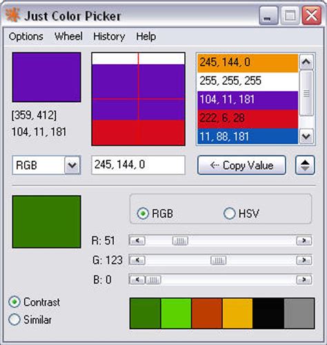 How to Use Color Picker App 的图像结果