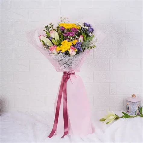Rainbow Harmony Bouquet | Vibrant Flowers