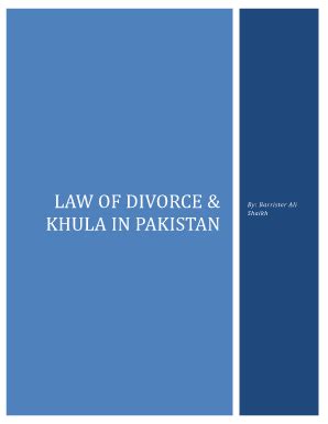 Khula Letter Format In India Pdf - Fill and Sign Printable Template Online