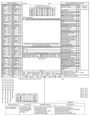 Fillable Online Review of Systems Patient Date Physical Exam Each check ...