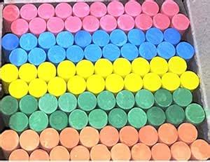 B09BLHGHHY Stick Colors Chalks,100 Pieces,Multicolor : Amazon.in: Home ...