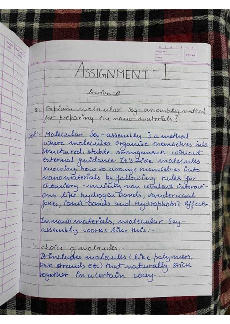 Chemistry Unit 1 Notes: Molecular Self-Assembly & Liquid Crystals - Studocu