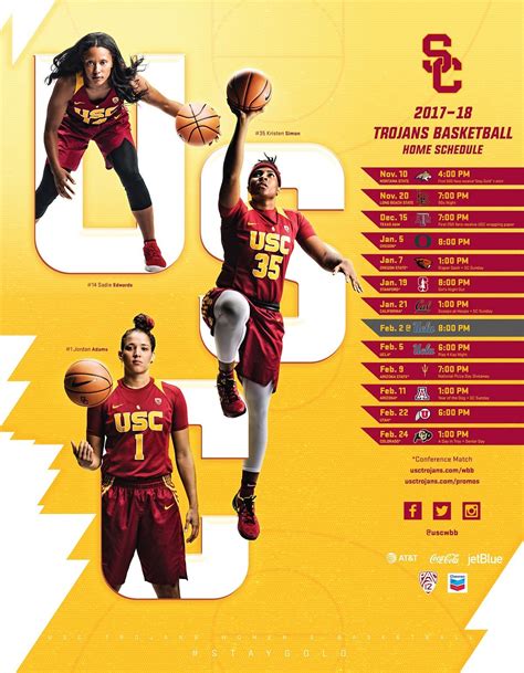 Poster Design - 2017-18 USC Women's Basketball - Jennifer Griner Vane ...