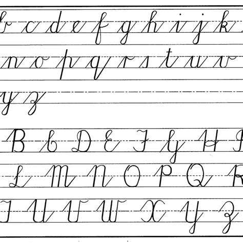 Capital Cursive Alphabet 的图像结果