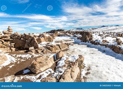 The Andes, Road Cusco- Puno, Peru,South America. 4910 M Above Stock ...