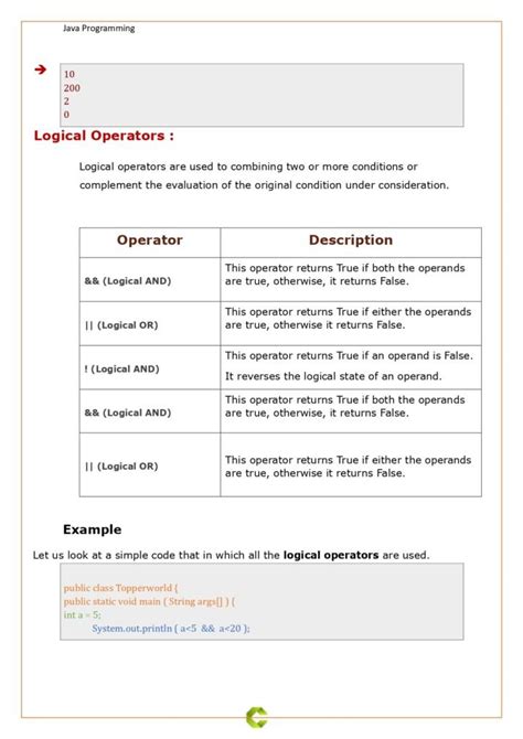 Operator Tutorial in Java 的图像结果