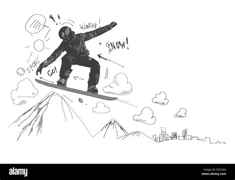 Snowboard Sketch