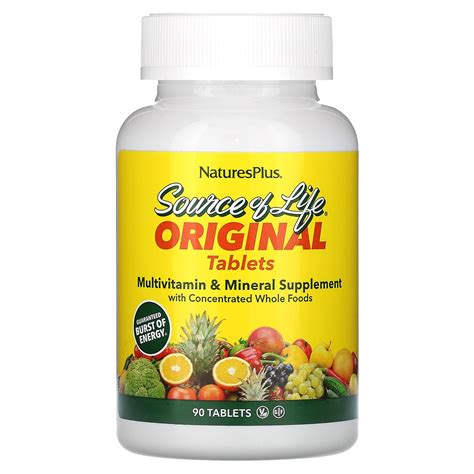 NaturesPlus, Source of Life Original, Multi-Vitamin & Mineral ...