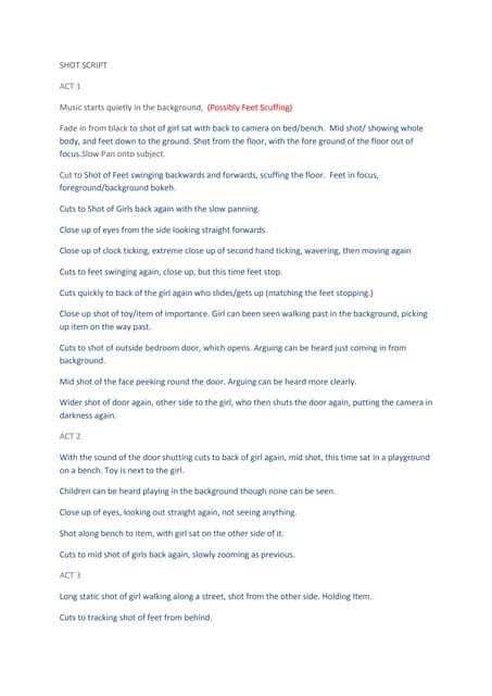 Image result for Shoot Out Script