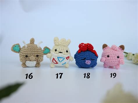 Image result for Mini Pokemon Crochet Patterns