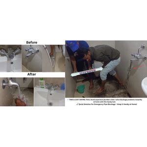 BLOCKAGE BUSTER | Blockage Remover Hand Pump | Inlet Pipeline Blockage ...