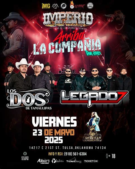 Los Dos de Tamaulipas y Legado 7 Viernes 5/23/2025, 14217 E 21st St ...