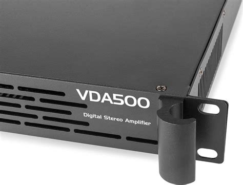 Buy VONYX VDA500 DJ PA Power Amplifier, 19 1U Rack Space Mountable ...