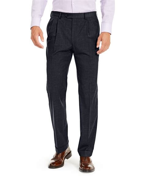 Ralph Lauren Men's Wool Blend Classic-fit Ultraflex Stretch Double ...