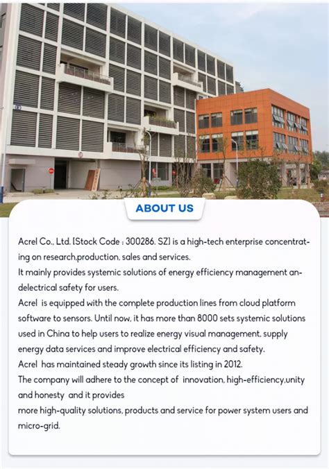 Acrel AMC48L-AI3 Ac Kwh Power Meter Three Phase Power Monitoring Energy ...