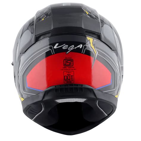 VEGA Rapid Dx Drack Black Blue Full Face Helmet – Sparkly Helmets