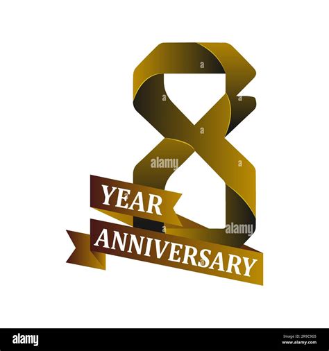 Year anniversary template design hi-res stock photography and images ...