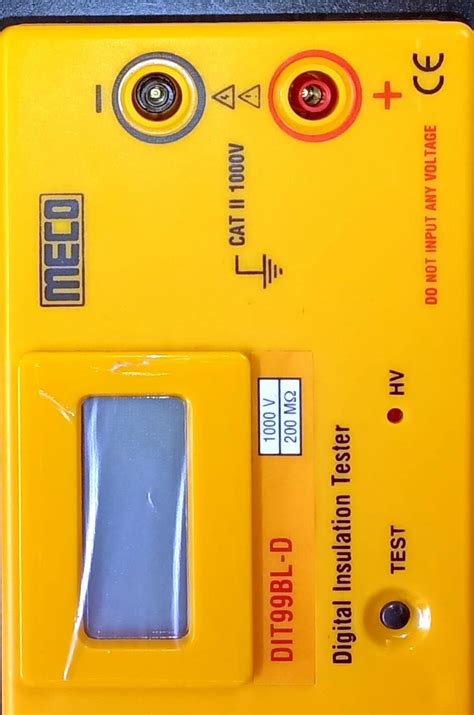 RISHABH Digital Insulation Tester, INSU-10 (Multicolour), Battery ...