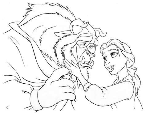 Ron Cohee Portfolio : Beauty and the Beast illustration