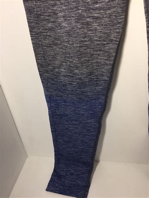 Lululemon Ca 35801 Rn 106259 Leggings Size 10 Heathered Ombre Design | eBay