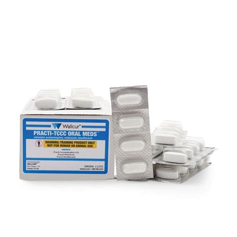 Practi-TCCC Oral Meds Oral-Unit Dose (Pack of 40) | 1024944 | Wallcur | 115TC | Practi-Oral ...
