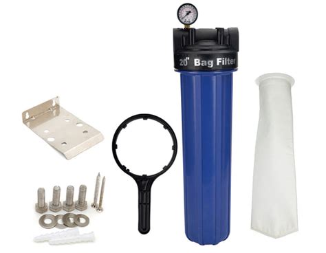 AFB-20 Sediment Water Filter Assembly With 20 Inch Filter Bag Online
