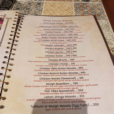 Menu at Karim's - Original From Jama Masjid Delhi 6, Kolkata, 84