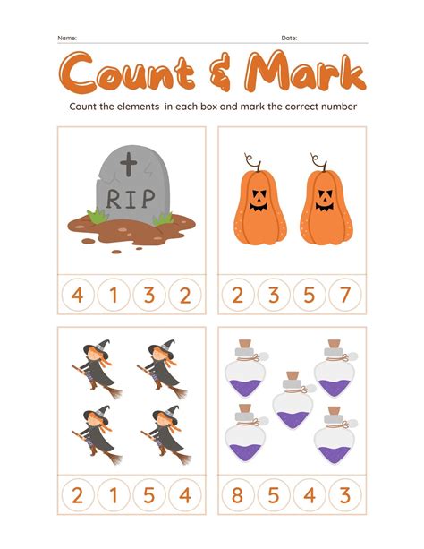 Halloween Math Worksheets
