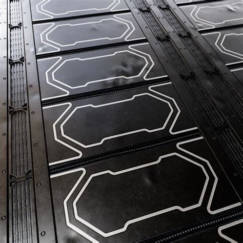 Futuristic Metal Floor Texture 4189 - LotPixel